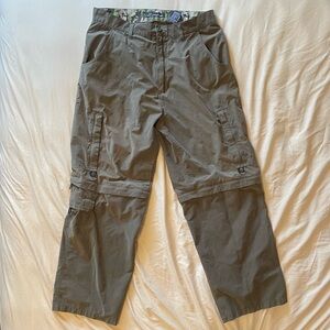 Y2K NoBo Convertible Wide-Leg Cargo Pants